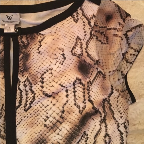 Python Print Blouse Size Small - Picture 5 of 5